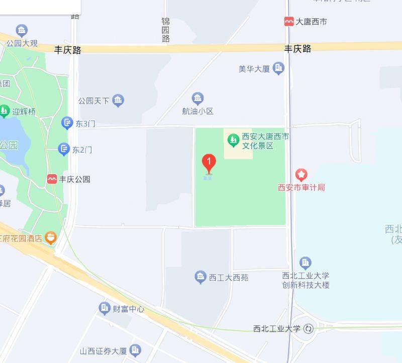 西安大唐西市国际古玩城在哪？怎么坐车去？ 图1